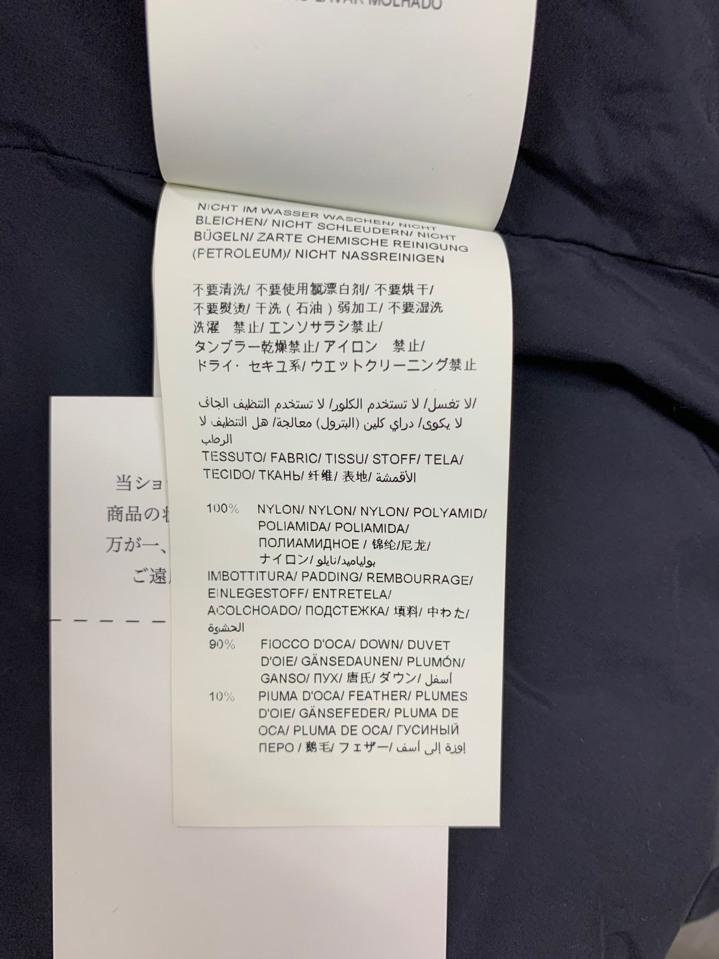 タトラス セラミカ LTA9SH4492 ダウンコート 02 ネイビー ナイロン  ファー IT5WXYLK50O0