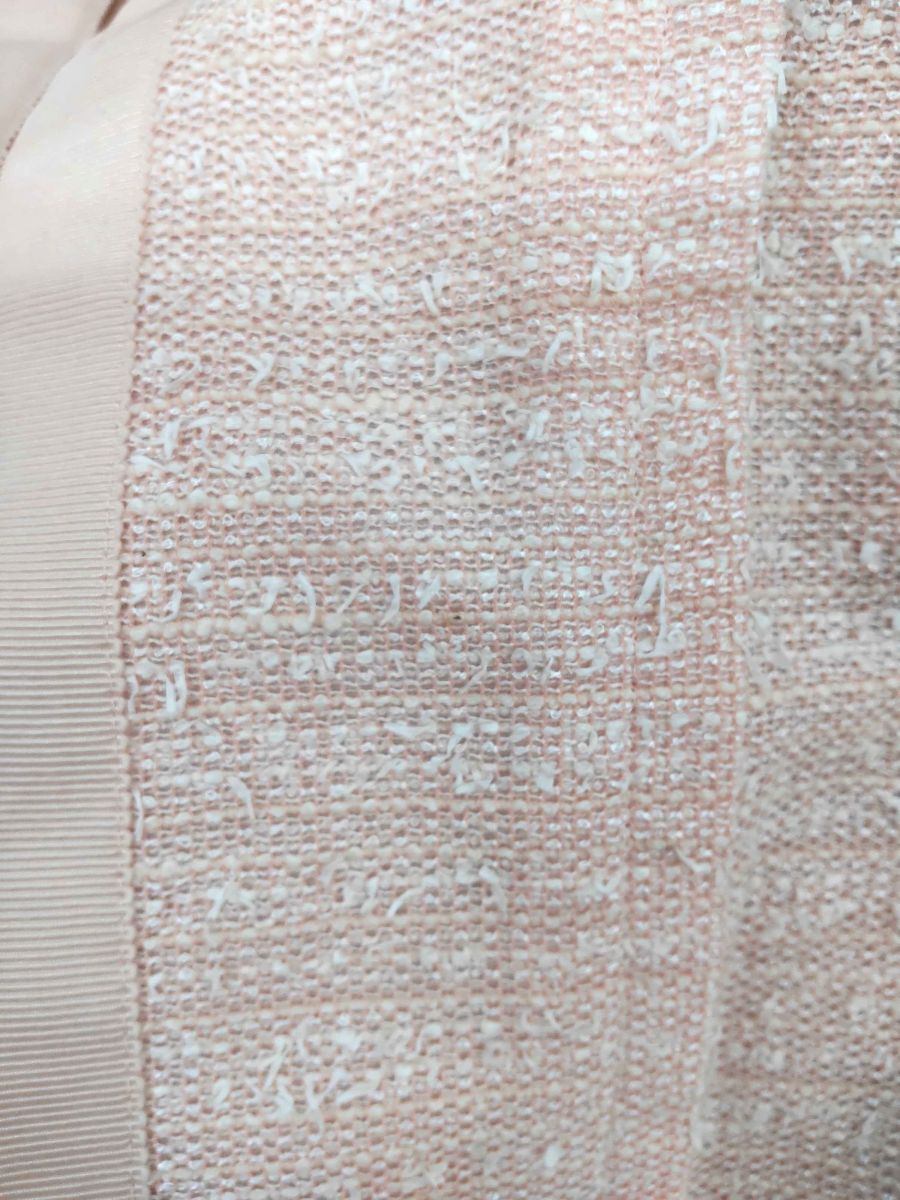 トゥービーシック W5E52-700-12 ノーカラージャケット 40 ピンク ツイード IT74WK5TSDO0 【SALE】