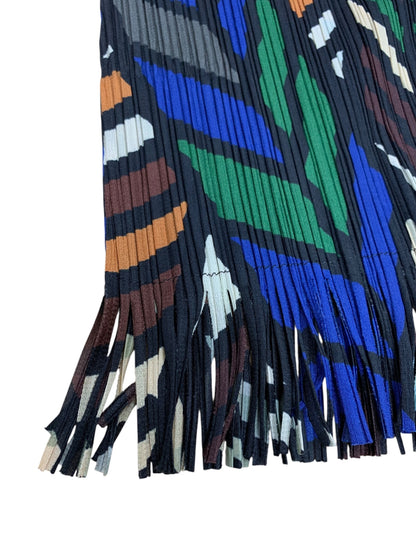 プリーツプリーズイッセイミヤケ PP23-JK656 カットソー 3 マルチカラー 裾フリンジ ITTPRSJSH9DE