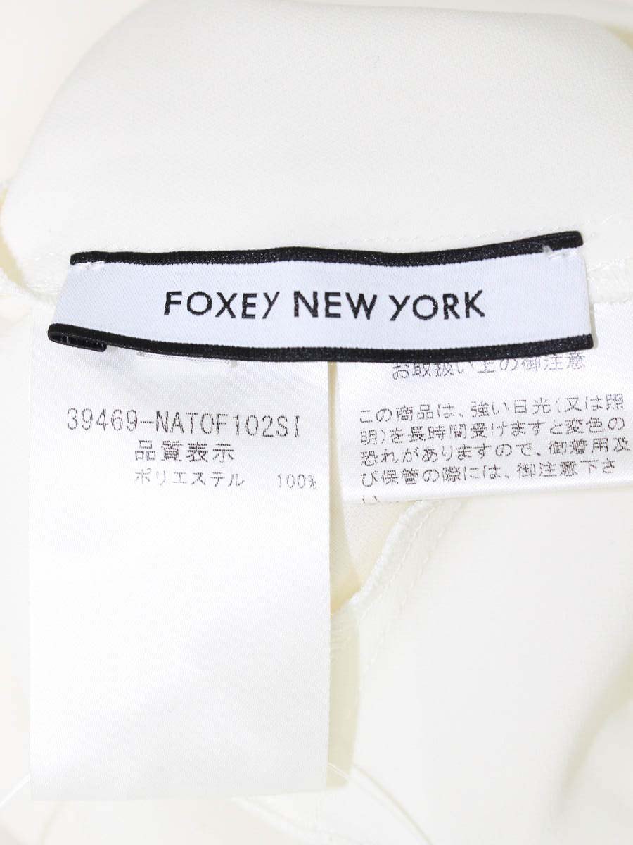 フォクシーニューヨーク Blouse Flounce Petal 39469 ブラウス 40 ホワイト IT0I211I35F8