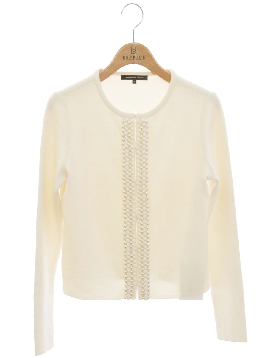 マッキントッシュロンドン G5N87-259-02 ニットカーディガン 38 アイボリー パール ITGHTABDEFV8