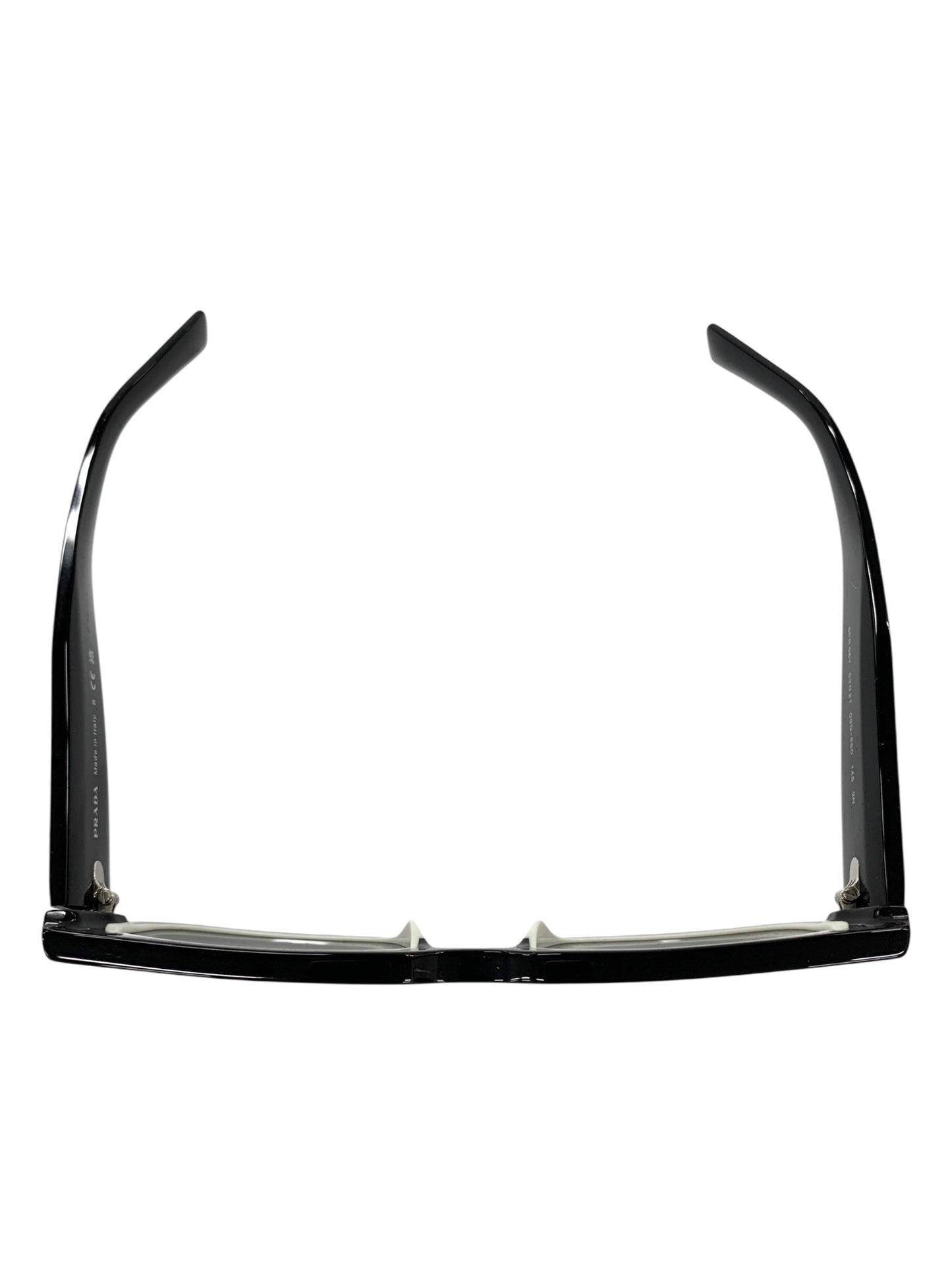 プラダ SPR06Y サングラス ブラック 16K2K1 ロゴ セルフレーム フルリム スクエア ITXNU3NZSSH8 【SALE】