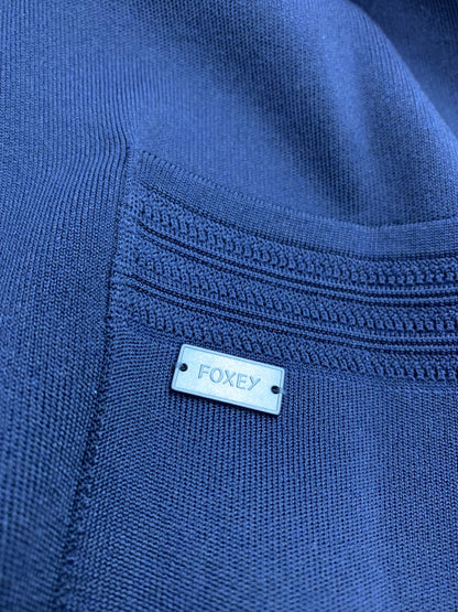 フォクシーブティック ニットパーカ クロシェ 41888 F ネイビー ITWDFCQJGLSG