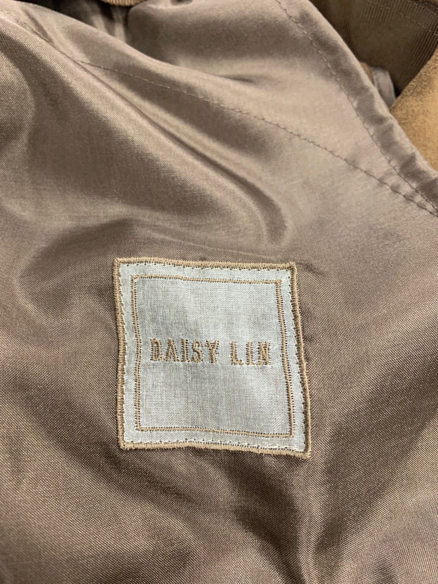 デイジーリン Daisy Suede Pants 06012 パンツ 40 ブラウン スエード ワイド ITS0TZE2JIA0