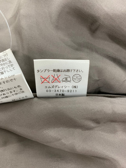 エムズグレイシー 529502 コート 38 ブラウン カメリア Wジップ ウエストリボン ITY52JH4IJPQ