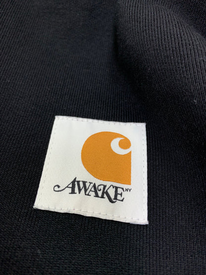 カーハート WIP Black Contrast-Stitch Drawstring Hoodie I027373 パーカー M ブラック ITY5C6W2A71S