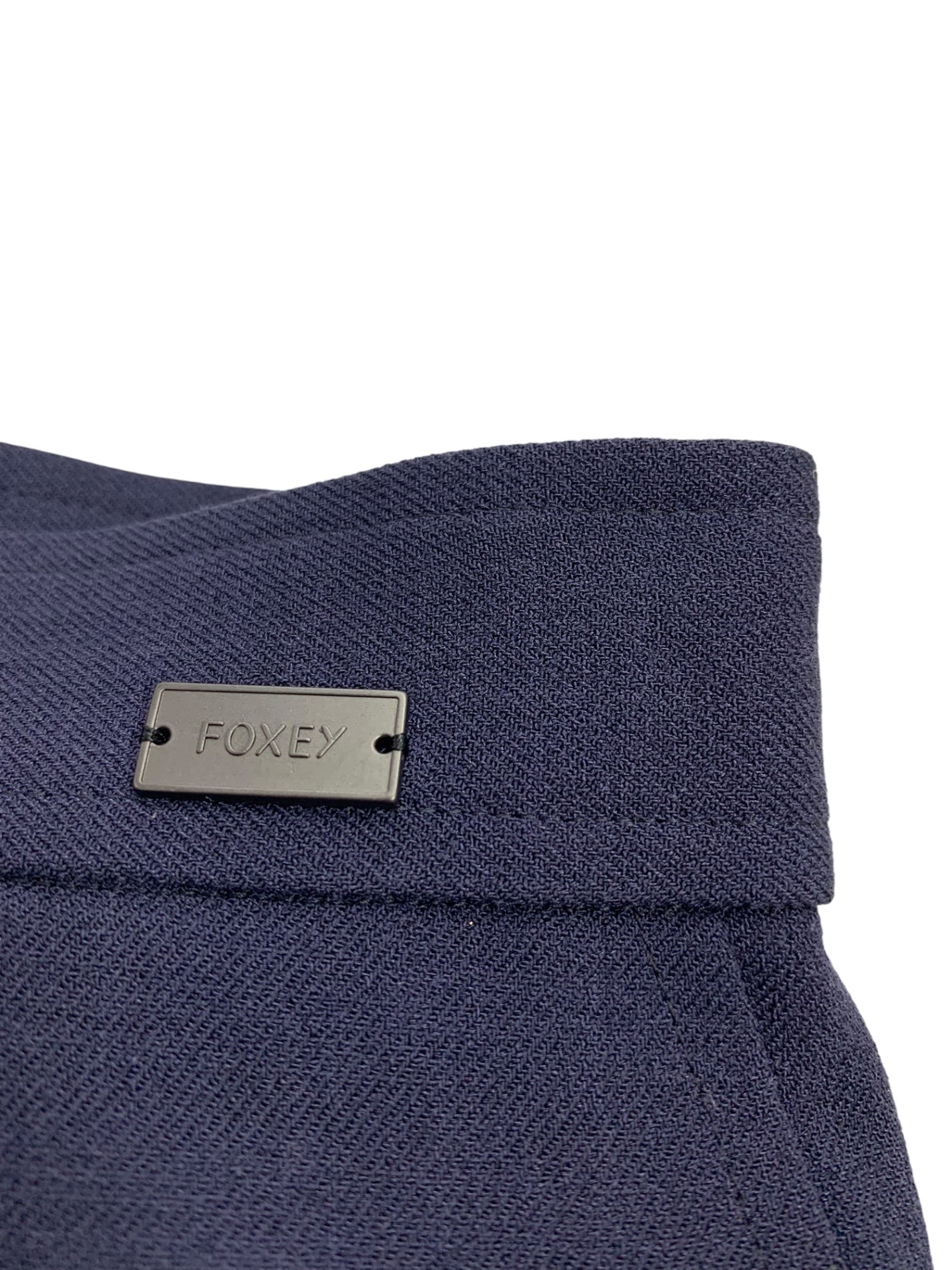 フォクシーブティック物42 お決まりです フォクシーブティック 43435 ワンピース 42 ネイビー メッシュ ロゴ