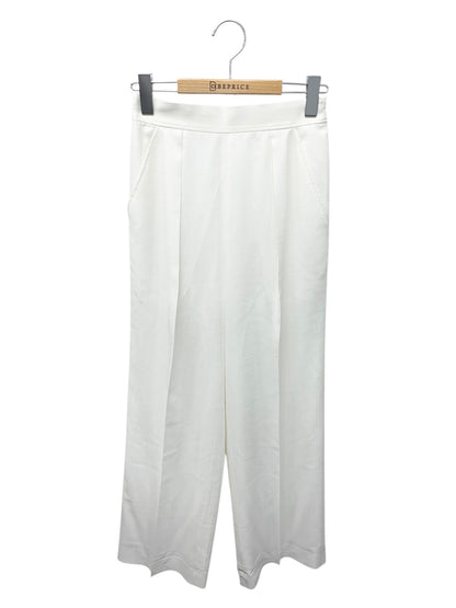 フォクシーニューヨーク VIVANT PANTS 42739 パンツ 38 ホワイト タック ITCXPD5N7ZUO