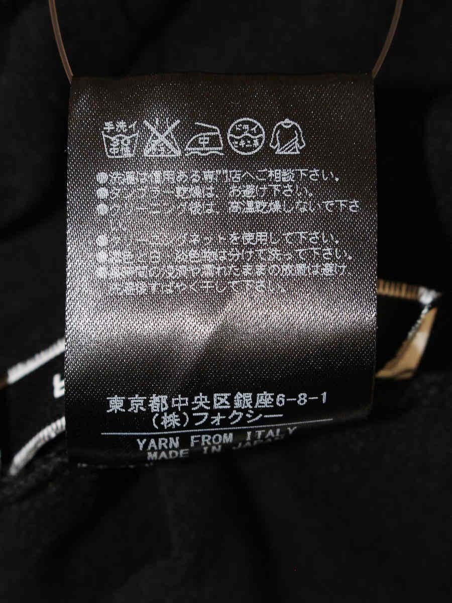 フォクシーニューヨーク ミューズトップス 33039 カットソー 40 ブラック ITOENQ7JN6F0