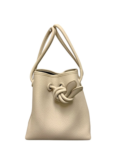 ヴァジック BOND BAG ハンドバッグ ベージュ 巾着 レザー IT70MV9GQQFD