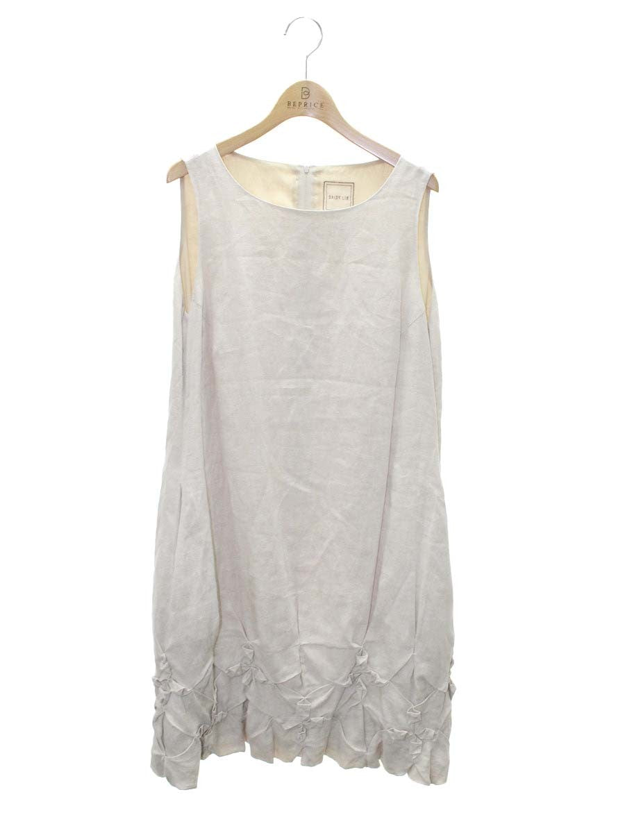デイジーリン for フォクシー Dress 34555 ワンピース F ベージュ リネン IT6Z30ZVUH3G
