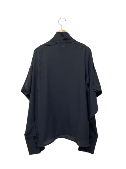 マルニ C17CAMAZ05A00TA089-00B99 プルオーバーブラウス 40 ネイビー 袖スリット IT3NVM1Z7R4S