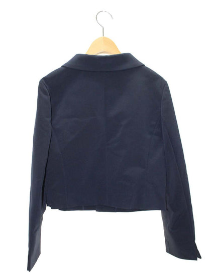 エムズグレイシー 914502 ジャケット 40 ネイビー 衿付き ITWMSURYWGBE