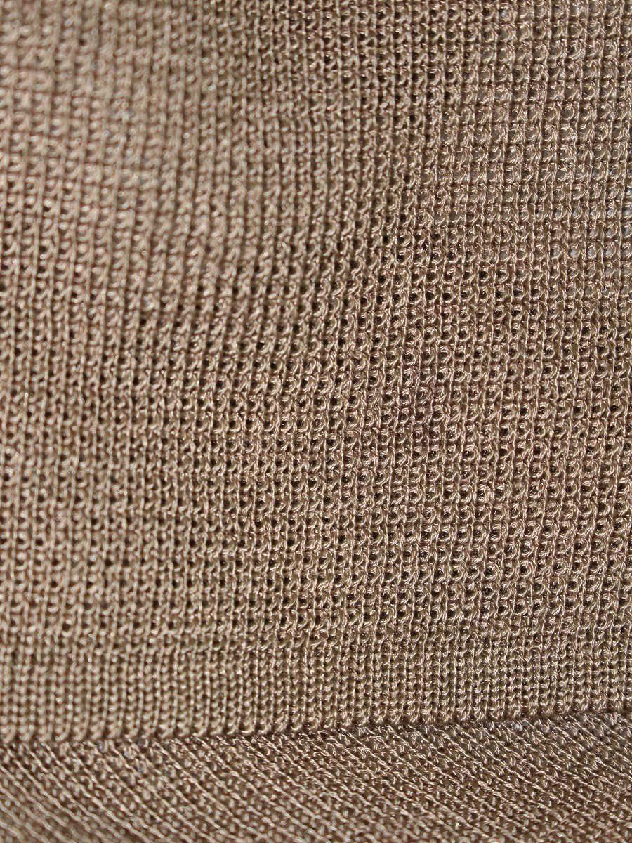 エムズグレイシー 018327 カーディガン 38 ブラウン ジップアップ ITKKEBJNYMPW