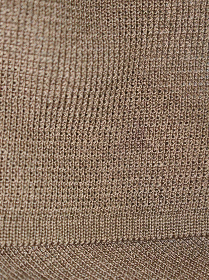 エムズグレイシー 018327 カーディガン 38 ブラウン ジップアップ ITKKEBJNYMPW