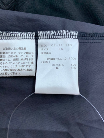 エムズグレイシー 211350 ワンピース 36 ブラック パフスリーブ IT8MQK0GYIVE