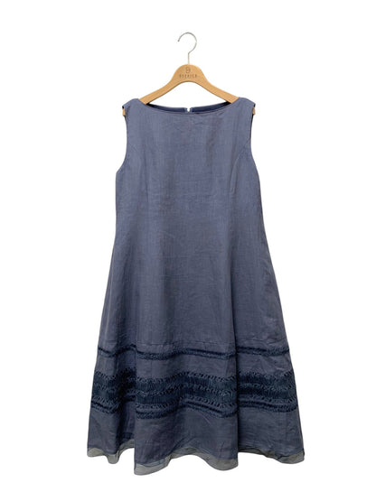 フォクシーブティック Dress Linen Sky 45805 ワンピース 42 ネイビー IT8VO26Y5U42
