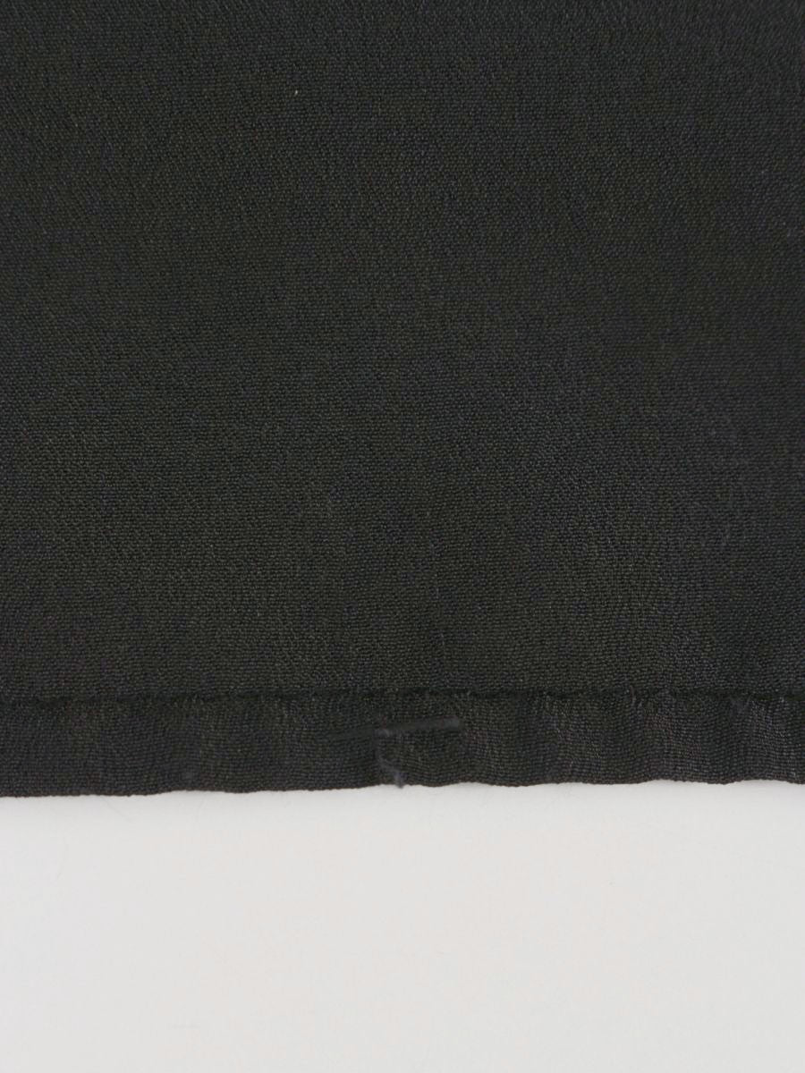 ダイアグラム リップ刺繍ブラウス 0322341157 36 ブラック IT2E6KN79KVC