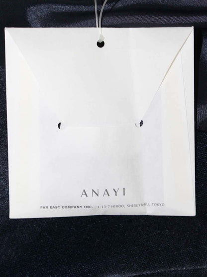 アナイ 10321-15-62-360 テーラードジャケット 36 ネイビーグリーン ベロア IT44LBMP3WGE