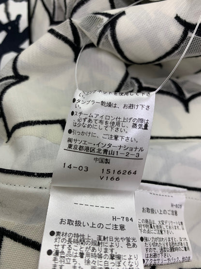 ヴィヴィアンタム 015-140401 ワンピース 1 ホワイト フラワーモチーフ メッシュ地 IT5Y72X0UGDO