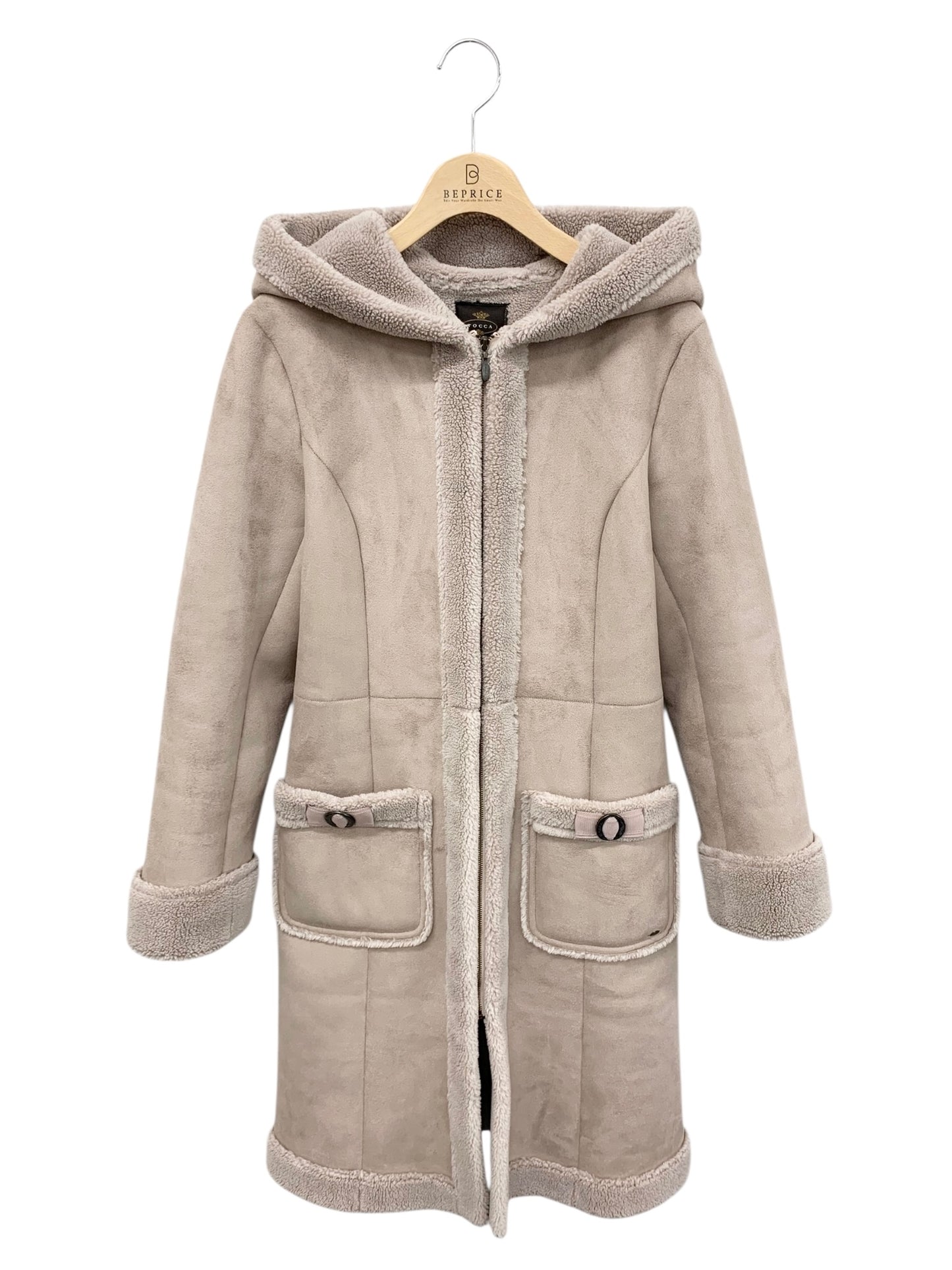 トッカ CMTOBW0410 コート 0 ピンクベージュ CUSHY エコムートンコート ITLYR540YM9W