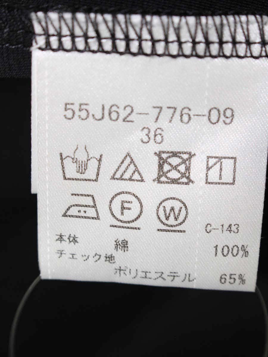 ブルーレーベルクレストブリッジ コンパクトクリアーポンチAラインワンピース 55J62-776-09 ワンピース 36 ブラック ITUNCD7UV2ZG