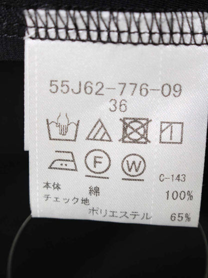 ブルーレーベルクレストブリッジ コンパクトクリアーポンチAラインワンピース 55J62-776-09 ワンピース 36 ブラック ITUNCD7UV2ZG