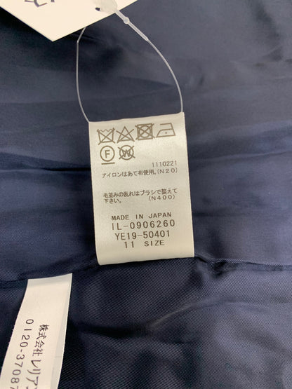 レリアン IL-0906260 コート 11 ネイビー ウール フード キルティング切替 ITEFZNKQQ9A1