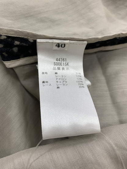 フォクシーブティック Dress Lgende 44361 ワンピース 40 ブラック クルーネック バックジップ チェック ITWMBF0OED3C