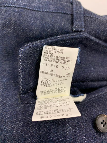 ヨウジヤマモト FS-P70-039 デニムパンツ 1 ネイビー ワイド ITOXOLTN0LR2