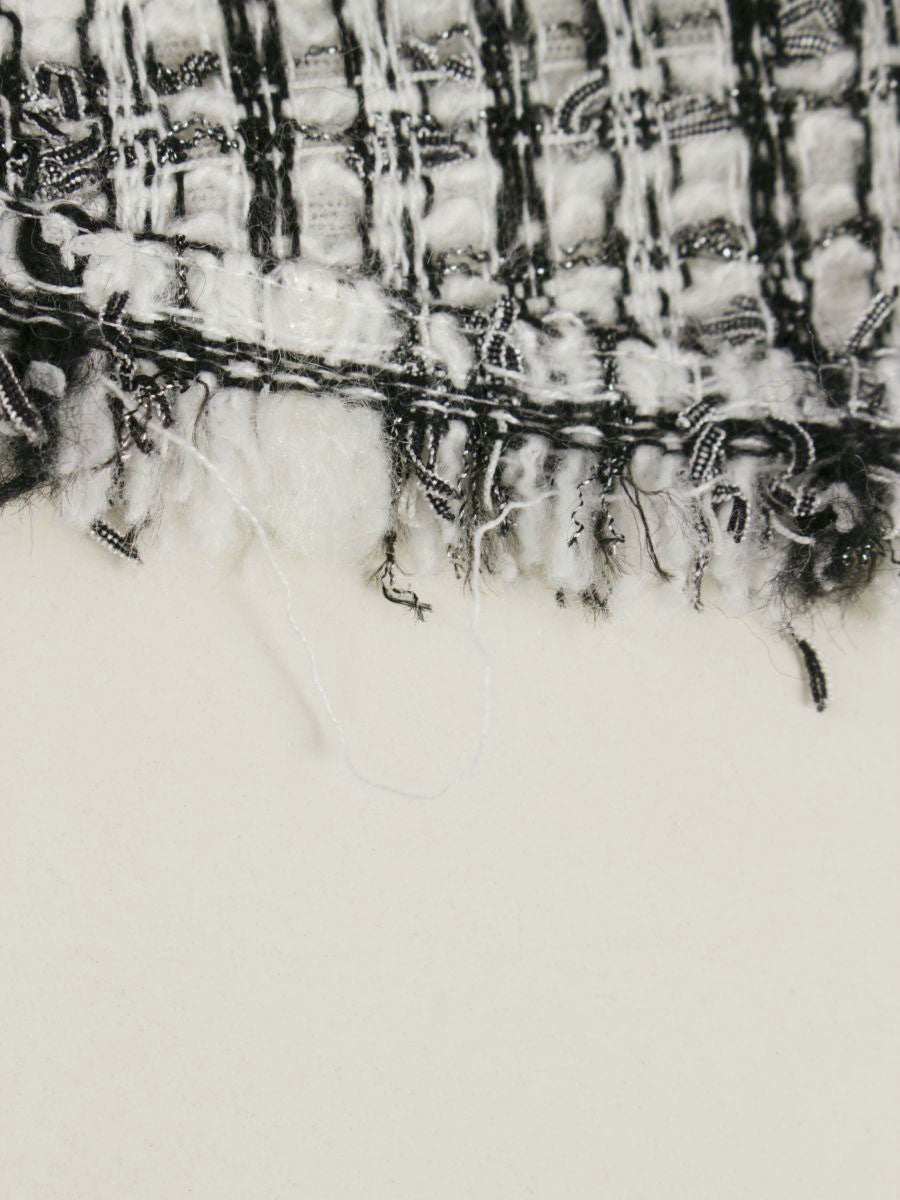 ルネ 6736430 ワンピース 36 ブラック/ホワイト TISSUE ツイード IT7ZVIET88K4