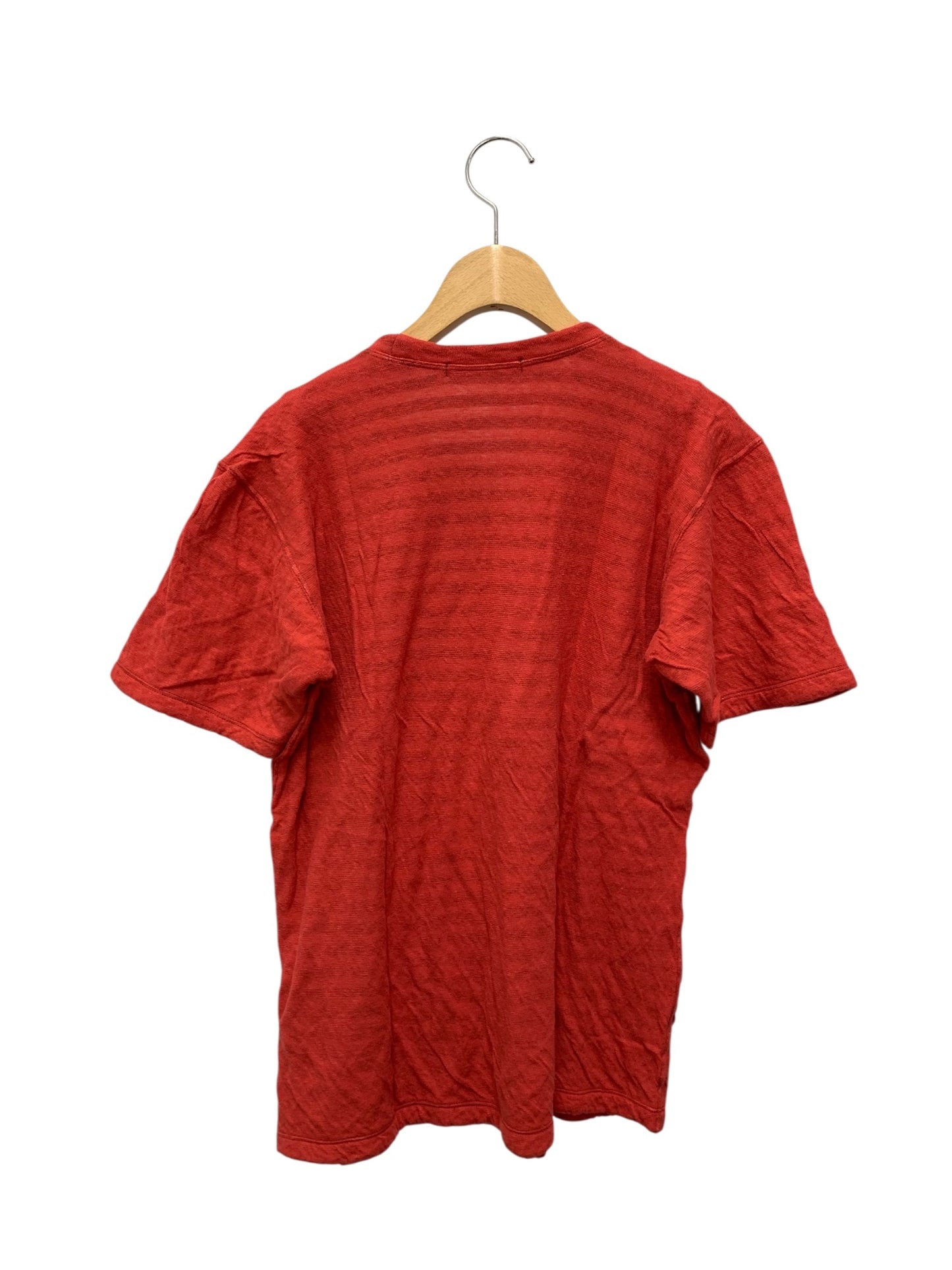 イッセイミヤケメン ME31JK150 Tシャツ 2 レッド ガーゼ地 クルーネック ITSM2WMME420 【SALE】