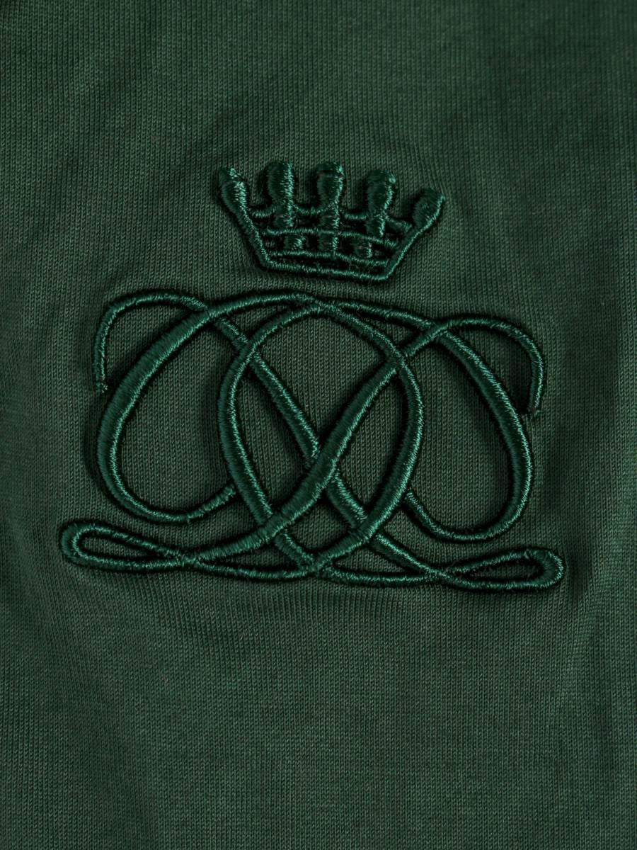 ドゥロワー PRE1 バックエンブレム刺繍ノースリーブ 6517-299-0716 グリーン IT9K1BYMCEMU