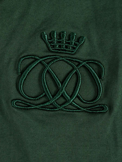 ドゥロワー PRE1 バックエンブレム刺繍ノースリーブ 6517-299-0716 グリーン IT9K1BYMCEMU