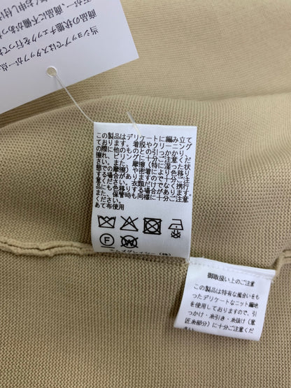 エムズグレイシー 袖ボーダー切り替えニット 518604 ワンピース 38 ベージュ ITESJGX6BBZ6