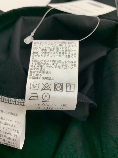 エムズグレイシー 415325 カットソー 40 ブラック ステッチ入り大襟カットソー IT0VK164UC0G
