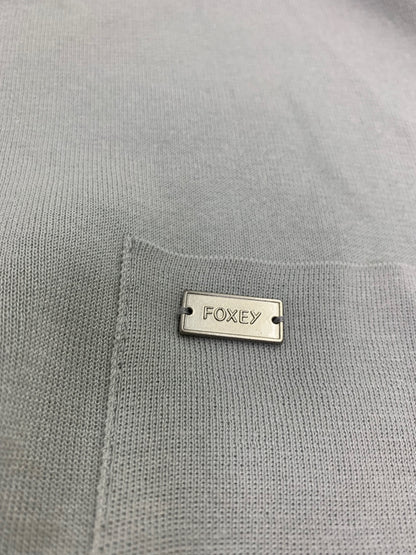 フォクシーブティック フーディカーディガン 38822 40 ブルー ミント ITOHVUR34F8G