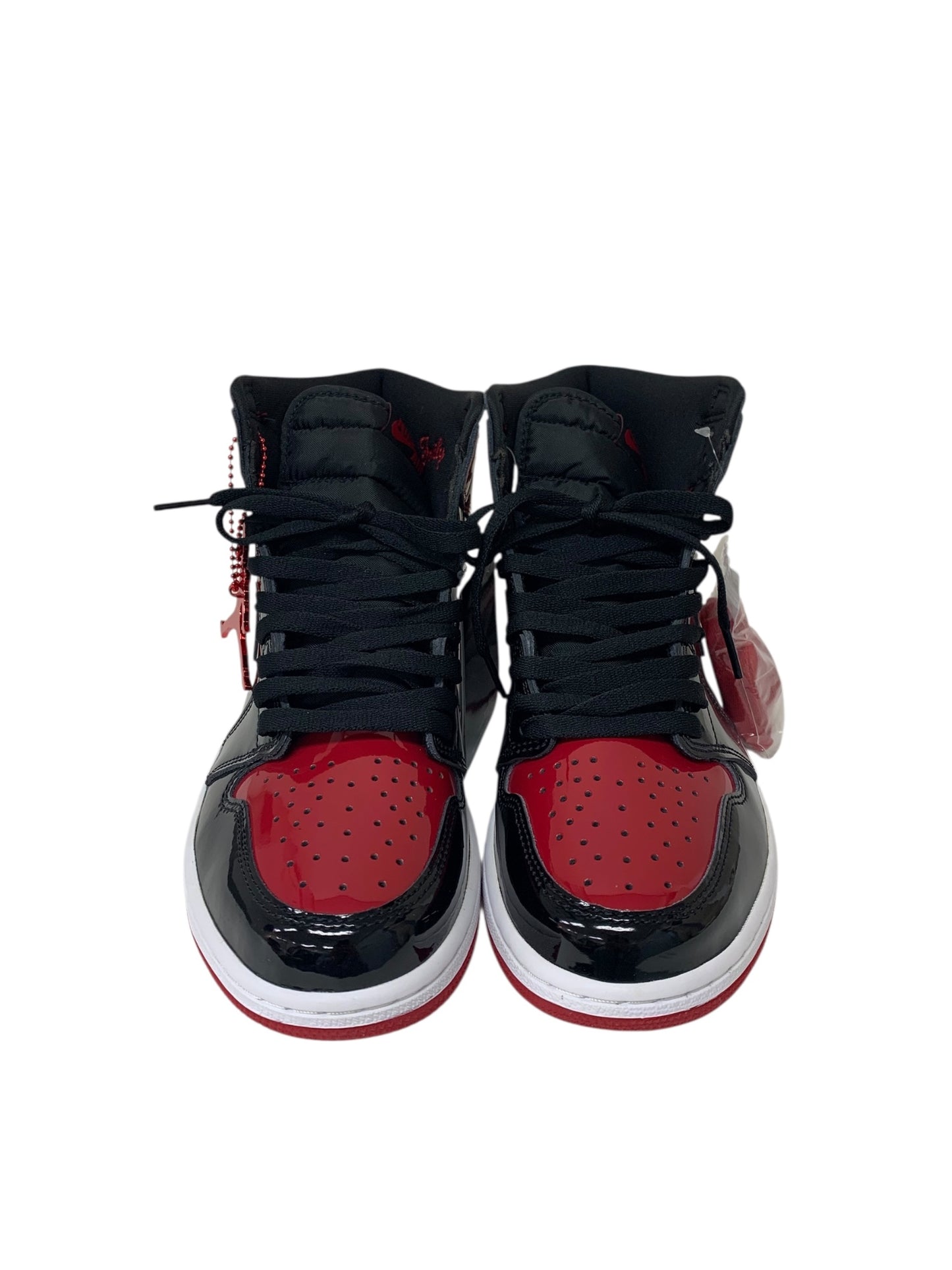 ナイキ エアジョーダン1 レトロ HIGH OG ブレッド パテント 555088-063 スニーカー 9 レッド ITNZ9TKYSWMT