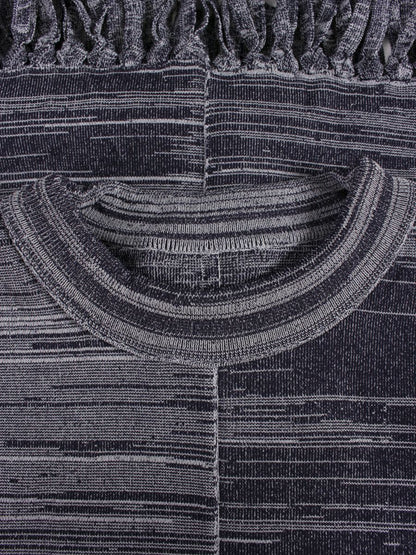 クロエ CHC19SMH0869091K ニットベスト タッセル XS ブルー/ホワイト IT0HHENW2LV6