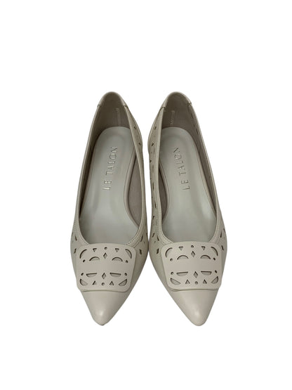 ルタロン POINTED CUTWORK ORNAMENT PUNPS パンプス 23 アイボリー ポインテッドトゥ カットワーク 5.5cm ITA12AT73PS8