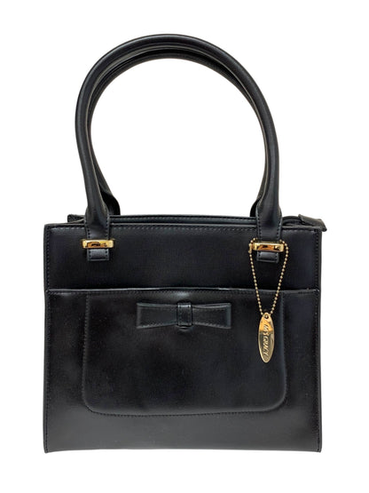 エムズグレイシー 774518 ハンドバッグ ブラック リボン クロコ型押し ITO02PYA0XBQ 【SALE】