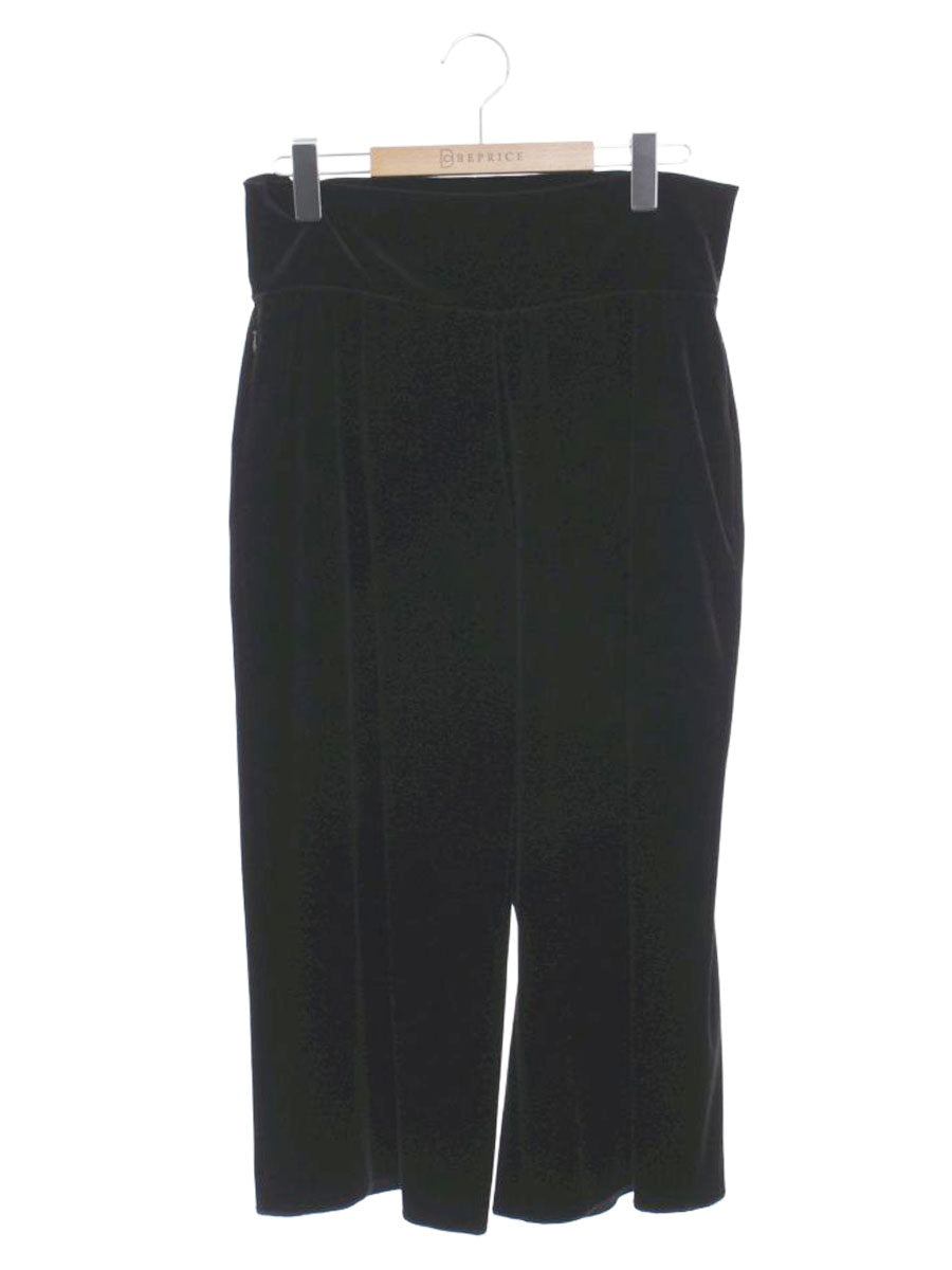フォクシーニューヨーク 23510 パンツ 40 ブラック ベロア ITH7HJWLG1PH