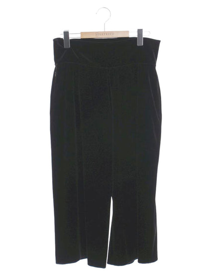 フォクシーニューヨーク 23510 パンツ 40 ブラック ベロア ITH7HJWLG1PH