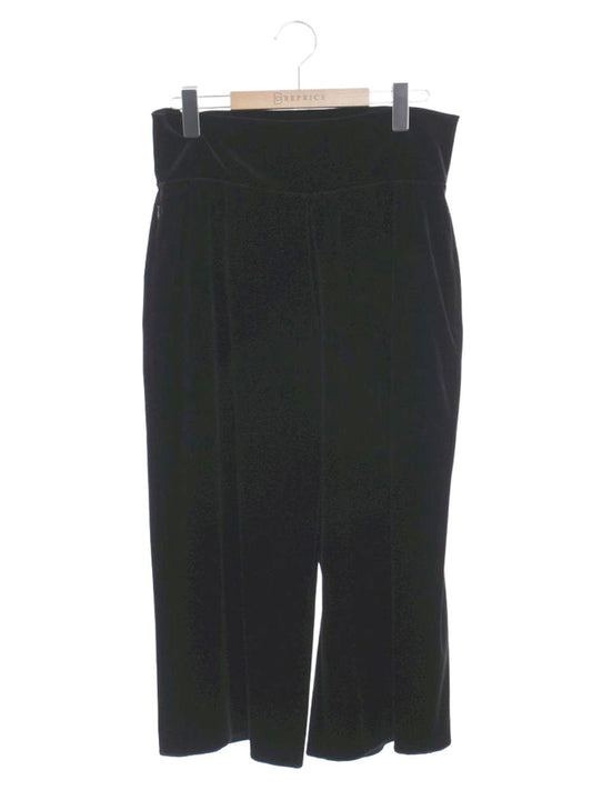フォクシーニューヨーク 23510 パンツ 40 ブラック ベロア ITH7HJWLG1PH