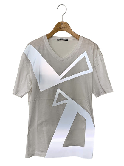 イッセイミヤケメン ME31JK281 Tシャツ 2 ホワイト シルバープリント IT4GVCW9JVDV