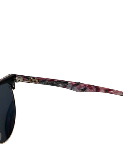 ケンゾー KE-1832 サングラス ブラック コンビフレーム フルリム ウェリントン ITFE3EPD0MQ8 【SALE】
