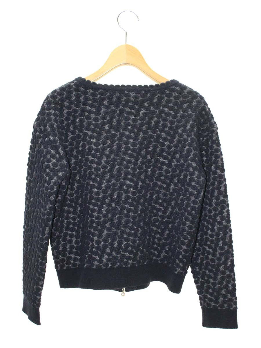 ルネ 6542210 カーディガン 36 ネイビー ジップアップ IT0MXW0CYDOX