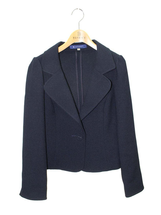 エムズグレイシー 624129 ジャケット 38 ネイビー テーラード ITZ0R3PTVPLW