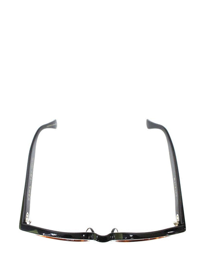 角矢甚治郎 其参拾五 10金飾り メガネ ブラック/クリアブラウン セルロイド ウェリントン ITY32UDM7TIW 【SALE】