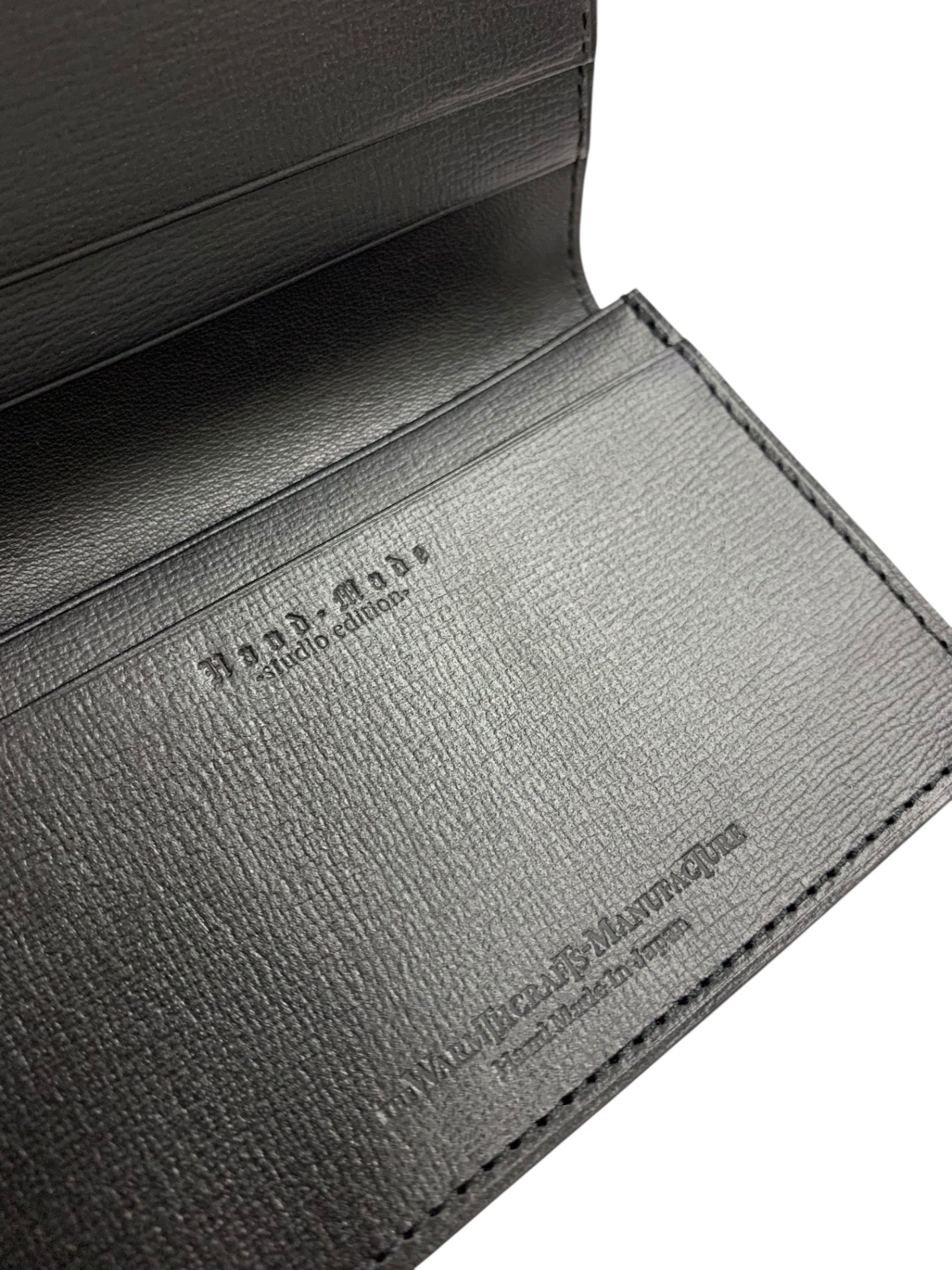 ジ・ウォームスクラフツ・マニュファクチャー 名刺入れ カードケース ブラック コードバン ITUTFPL4DCLK